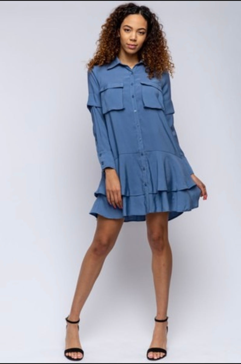 Dress| Blue Safari – M&D Ladies Boutique