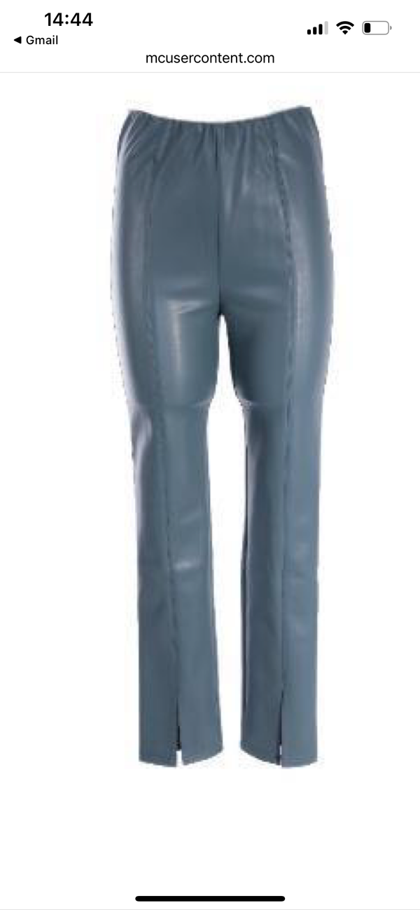 Pant| Aqua Vega Leather Legging