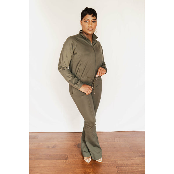 Flared-Track Suit