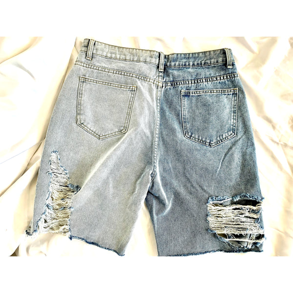 Shorts|Denim Bermuda Shorts
